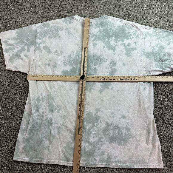 Desert Dreamer Reyna Noriega Shirt Womens One Size White Blue Tie Dye Ladies - Picture 6 of 9